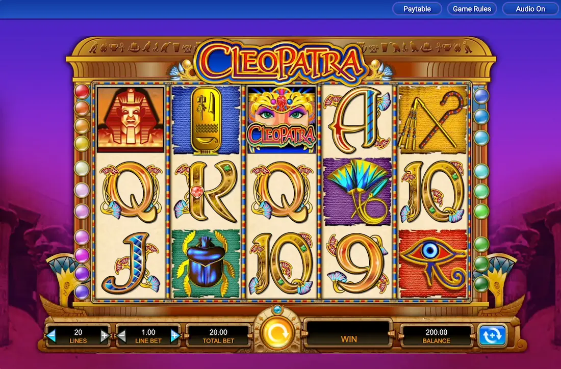 Cleopatra Slot Screenshot